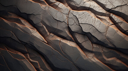 Canvas Print - A close-up of the texture and pattern of a piece of sandstone