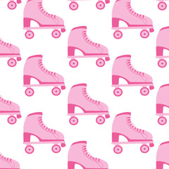 Wall Mural - rollers barbicore pink shoes doll child icon