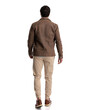 © Viorel Sima - rear view of handsome casual man in brown jacket walking
