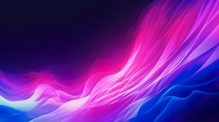 Wall Mural - Big Neon Wave Background