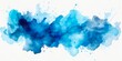 Blue Paint Splash Watercolor Illustration with Abstract Hand Dripped Texture