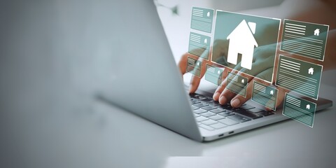 real estate offers for sale, house for rent concept , real estate document concept.