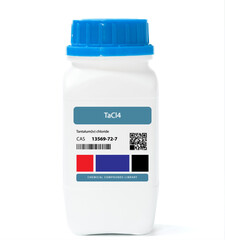 Sticker - TaCl4 - Tantalum Tetrachloride.