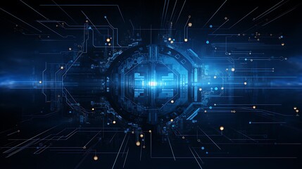 abstract technology, it industry, computer science, digital world, artificial metaverse computer abstract wallpaper illustration