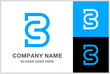 Monogram Letter CB Business Company Stock Vector Logo Design Template