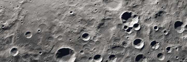 Wall Mural - Moon surface texture - Generative AI