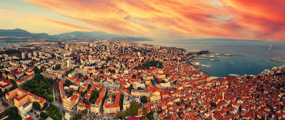 Wall Mural - View to Split, Croatia