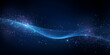 © TatjanaMeininger - Futuristic abstract blue glow particle background
