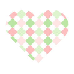 Wall Mural - Heart with flowers.Happy Christmas.Love illustration png isolate on transparent background
