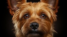 Portrait Of A Norwich Terrier With Its Ears Perked Up, Showing Its Alertness And Curiosity.