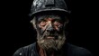 A retired coal miner, his blackened, lined face shows the suffocating reality of fossil fuel industries. His call for renewable energy and just transition reflects the struggle of workers
