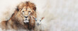 Divine Union: Jesus as the Lion of Judah and the Lamb of God - A Stunning Watercolor Creation.  Religion. 