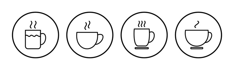 Wall Mural - Cup coffee icon vector. coffee cup icon. mug