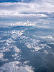 Wall Mural - Clouds of different shapes in the sky
