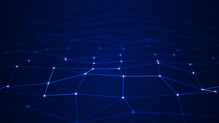 Plexus digital communication and technology network concept