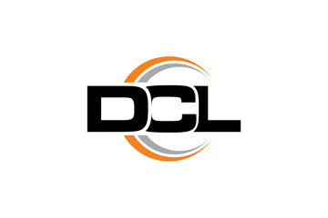 dcl creative letter logo design vector icon illustration