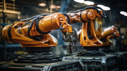 design for improving hand robots in the production process of the manufacturing industry