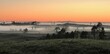 sunrise over the Waikato farm land