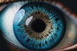 Abstract human eye, beautiful closeup zoom