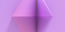 Geometric Shape Pattern Against Purple Background