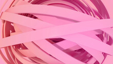 Intertwined Pattern Against Pink Background