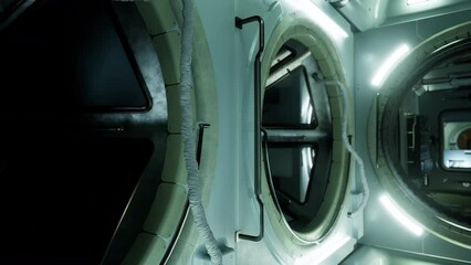 Wall Mural - space station interior in space