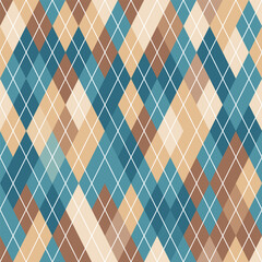 Wall Mural - Seamless geometric pattern for textile design and decoration, packaging and texture