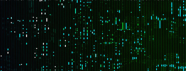 Abstract futuristic cyberspace with binary code. Matrix background