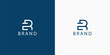 ER Letters Vector logo design vector image
