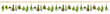 Frische Kräuter Panorama Kresse, Pfäfferminze, Lavendel, Basilikum, Petersilie hängend auf Bambusstab Pflanzen Zweige