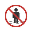 © Tatiana - No wading sign. Dangerous. No swimming. Vector