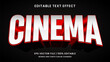 © hiznysyahril - Cinema movie 3d editable text effect