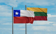 Lithuania and Chile flag