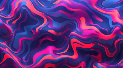 Psychedelic Camo Texture : A Fusion of Data and Brush Strokes. Modern Vivid 3D Texture Wallpaper. Generative AI