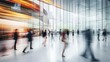 © Krtola  - Blurred business space with employees