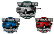 Hotshot Trucking Logo Design vector illustration