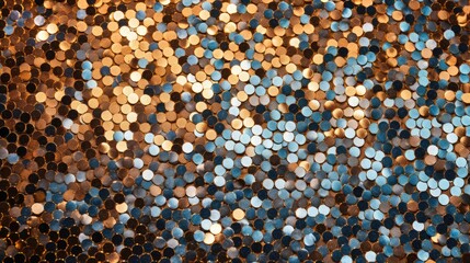 Sticker - Shimmering sequin fabric texture background, with countless tiny, reflective disks creating a dazzling, glamorous effect. Great for fashion, party, and entertainment-related projects.