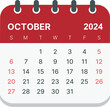 2024 Calendar year vector illustration