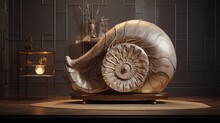 An Image That Symbolizes The Fascinating Presence Of Mollusks In Both Nature And Interior Design, Highlighting Their Significance As Sources Of Artistic Inspiration