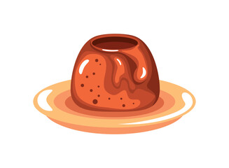 Wall Mural - dessert pudding icon