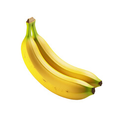 Canvas Print - Banana on transparent background PNG