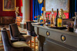 © SvetlanaSF - Bar counter with drinks waiting for customers and a colorful luxury interior at a luxury bar in the Carre d’Or, Nice, French Riviera, South of France