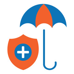 Poster - Health Insurance Flat Icon