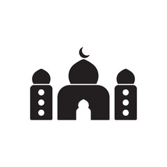 Wall Mural - mosque icon vector