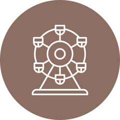 Sticker - Ferris Wheel Icon