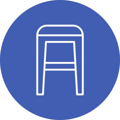 Wall Mural - Stool Icon