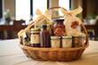 © YouAreBeautiful - An assortment of gift baskets filled with local, artisanal products, promoting the concept of supporting small businesses