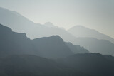 Fototapeta Do przedpokoju - Warstwy gór, Jordania
