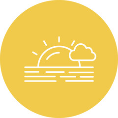 Sticker - Sunset Icon