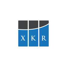 XKR Letter Logo Design On White Background. XKR Creative Initials Letter Logo Concept. XKR Letter Design.
